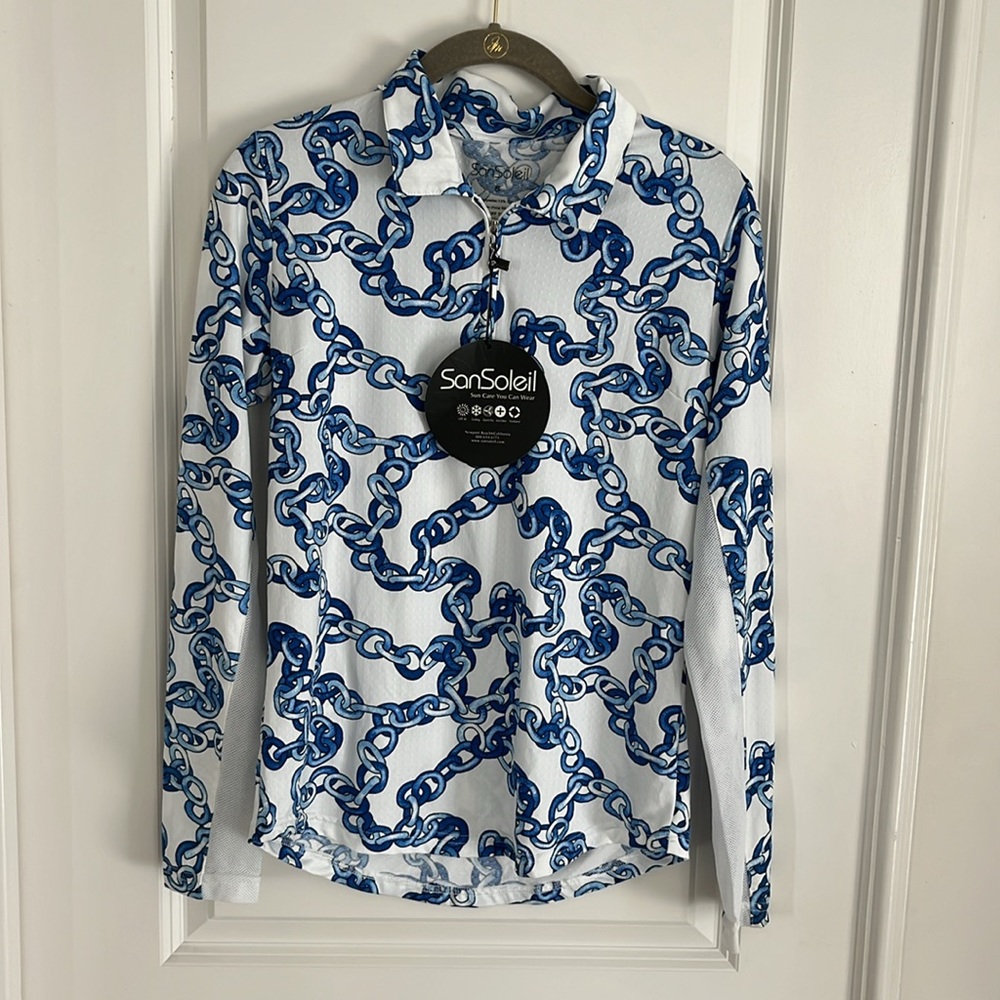 NWT San Soleil UPF 50 Shirt Size Small